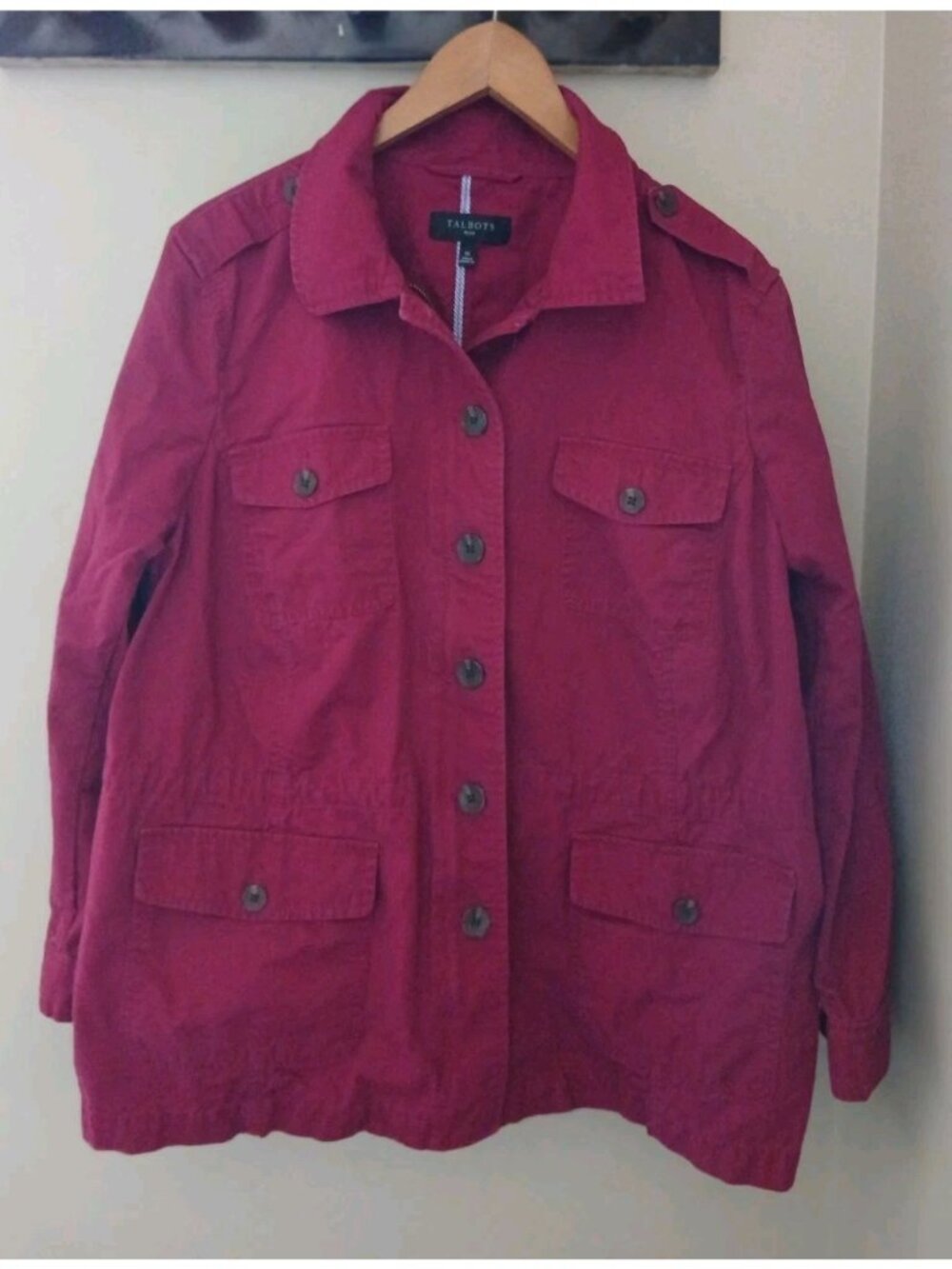 Talbots Plus Twill Field Jacket